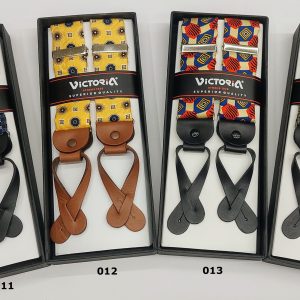 Υφασμάτινες με δερμάτινες διχάλες για κουμπιά 3,5cm ΚΩΔ. 011-014